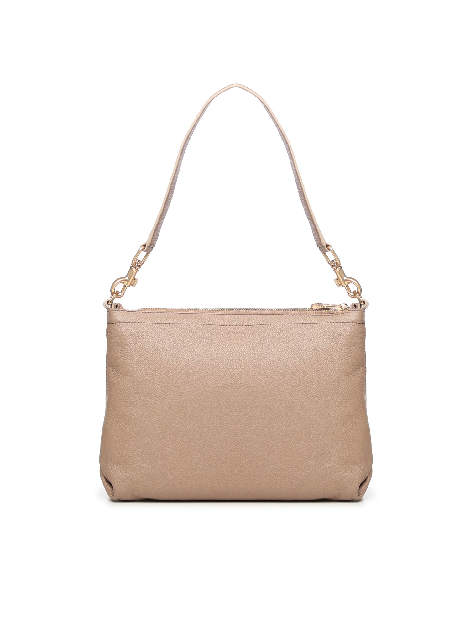 Borsa a spalla con logo BIBP9FA01 TAUPE BIASIA 