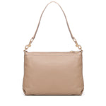 Borsa a spalla con logo BIBP9FA01 TAUPE BIASIA 