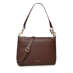 Borsa a spalla con logo BIBP9FA01 TESTA DI MORO BIASIA 