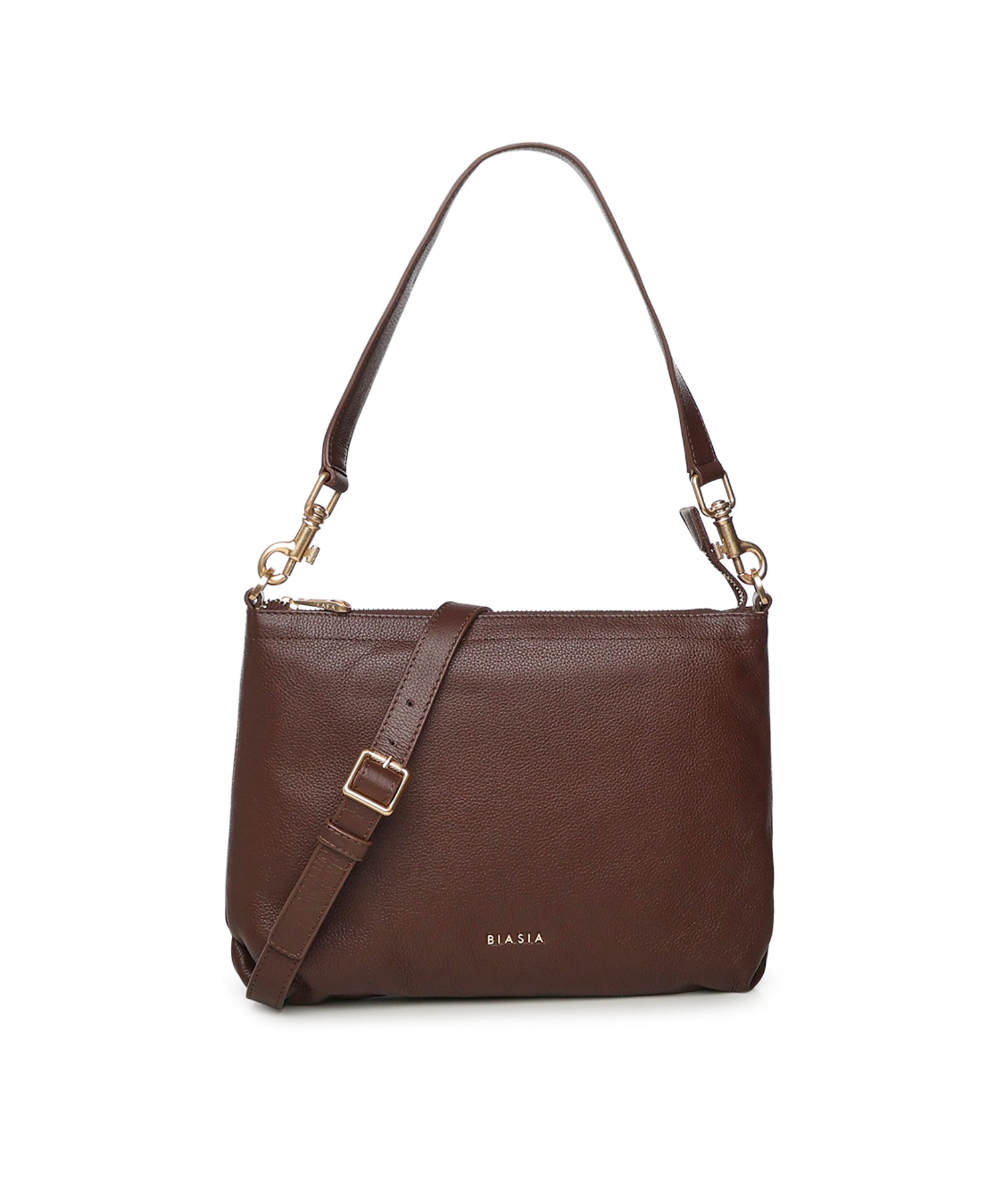 Borsa a spalla con logo BIBP9FA01 TESTA DI MORO BIASIA 