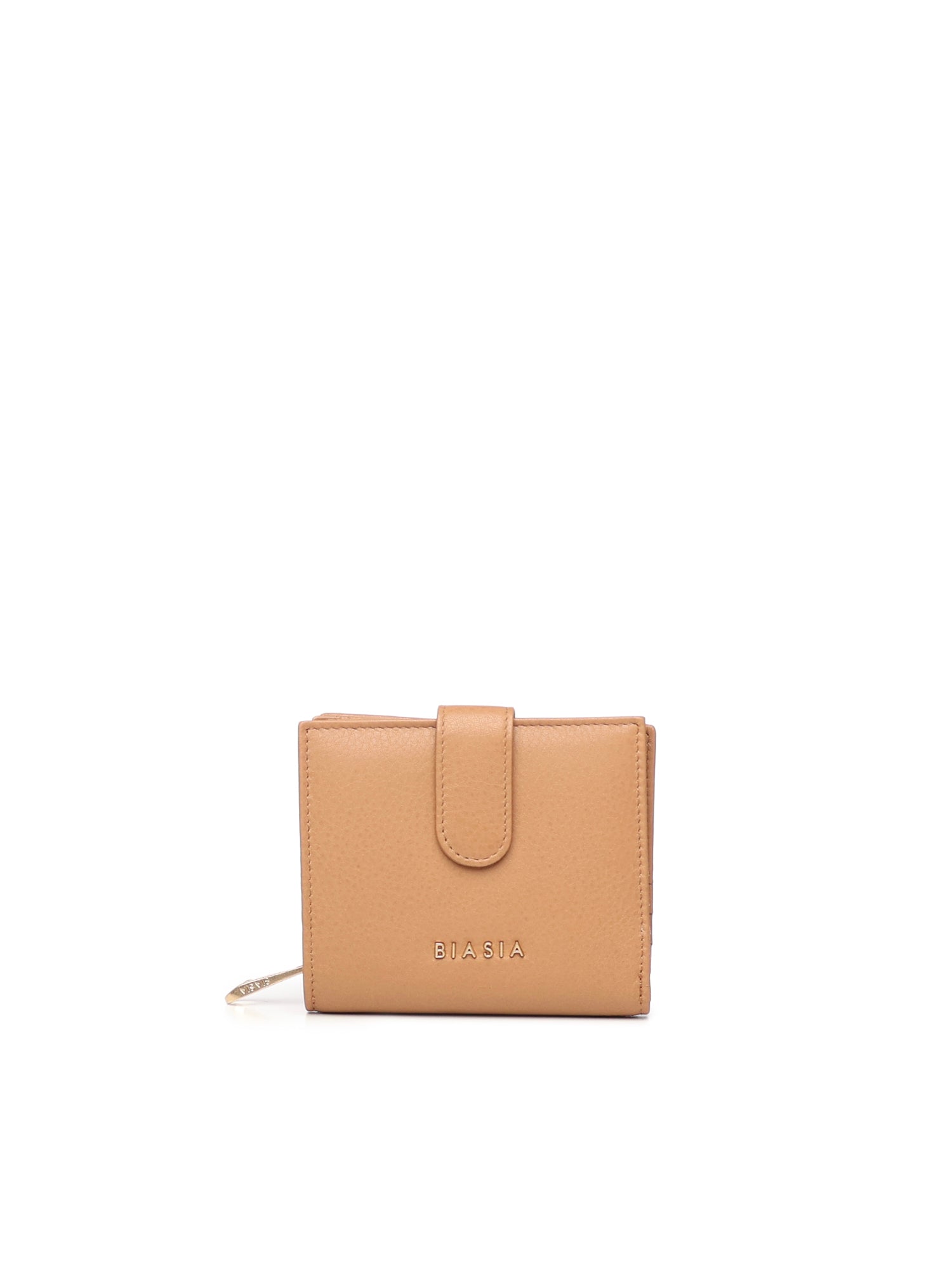 Portafoglio con logo in pelle BIPP9FF215 CAMEL BIASIA 