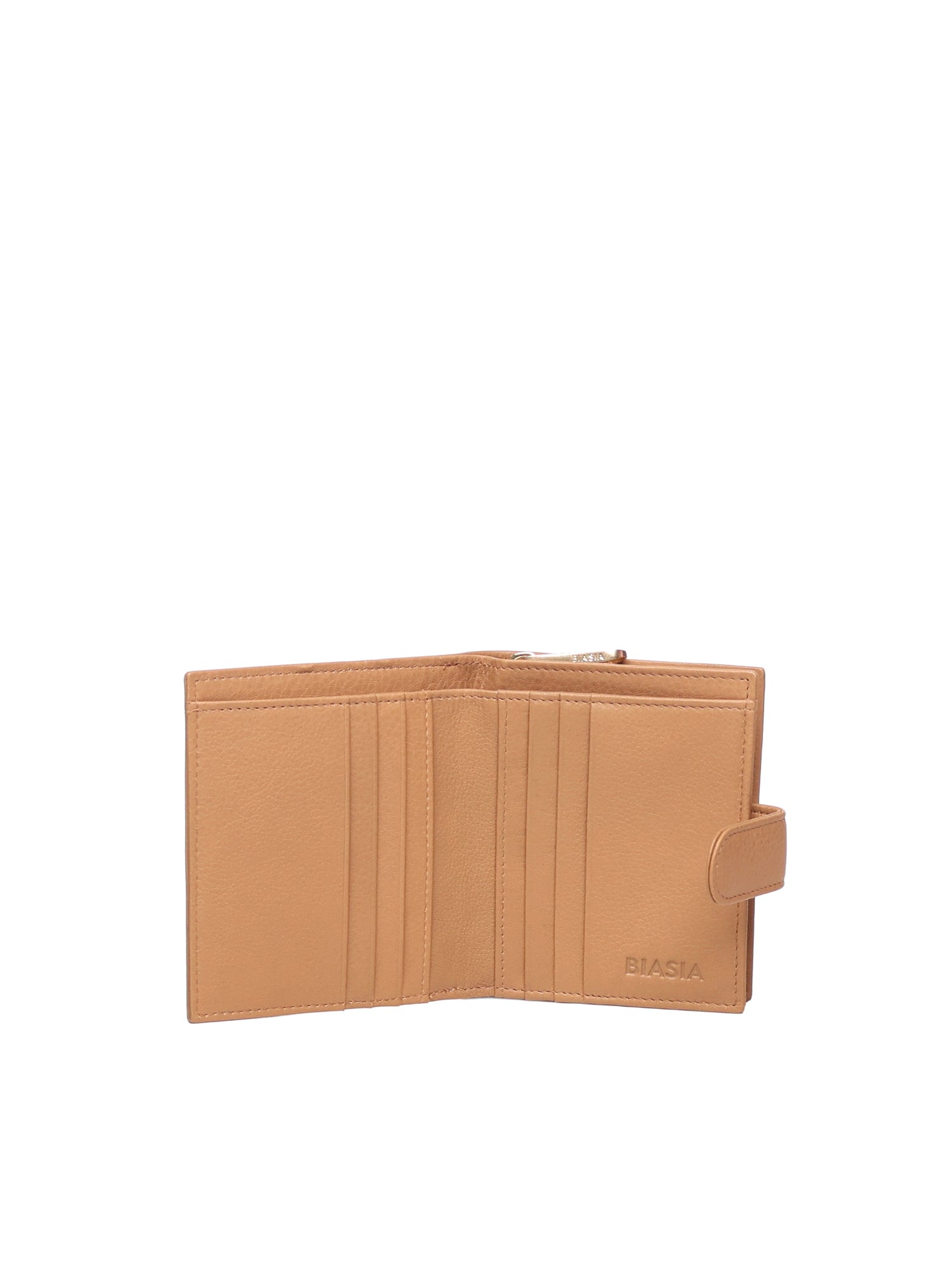 Portafoglio con logo in pelle BIPP9FF215 CAMEL BIASIA 