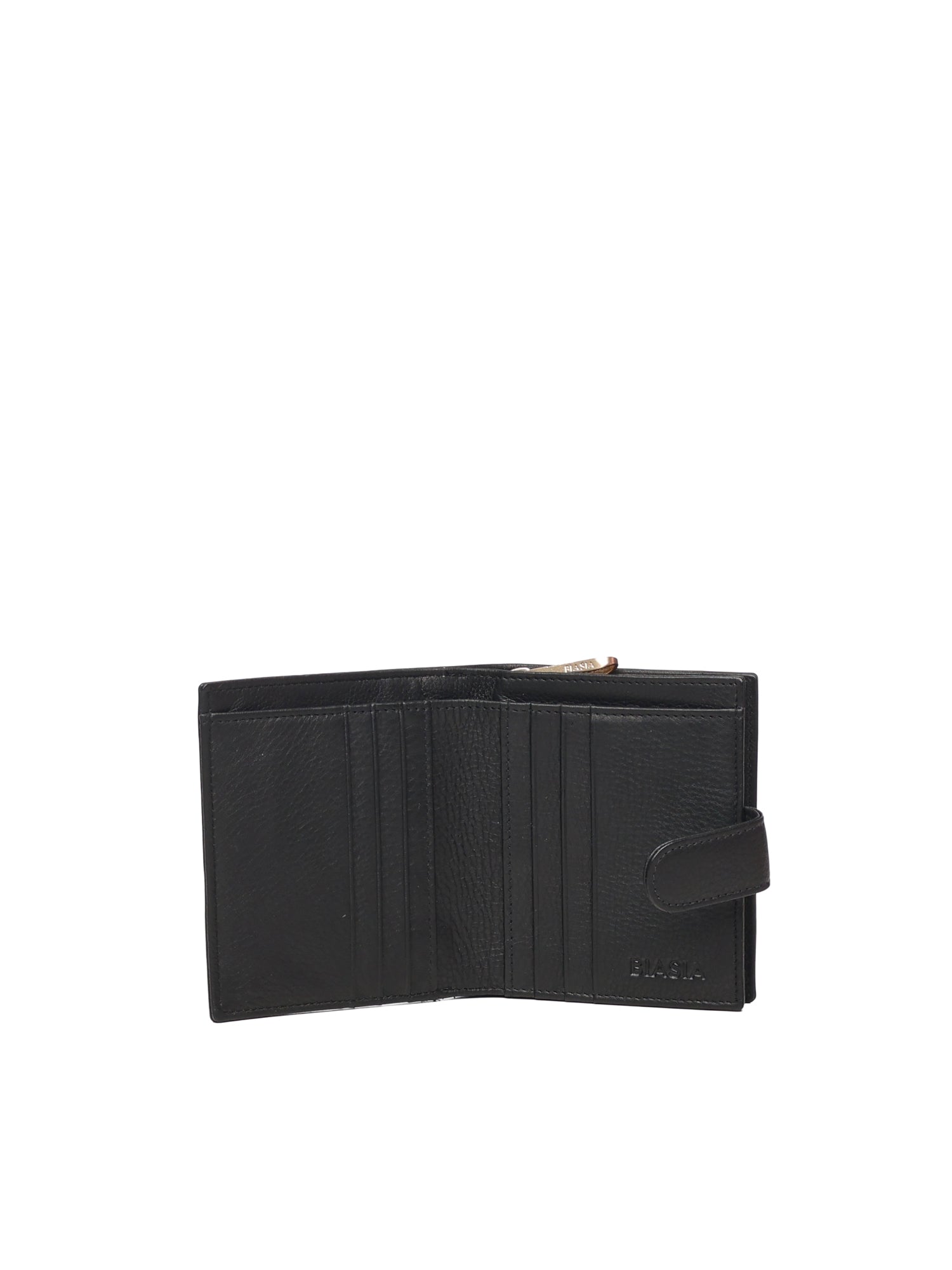 Portafoglio con logo in pelle BIPP9FF215 NERO BIASIA 