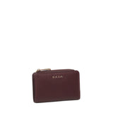 Portafoglio con logo in pelle BIPP9FF251 PRUGNA BIASIA 