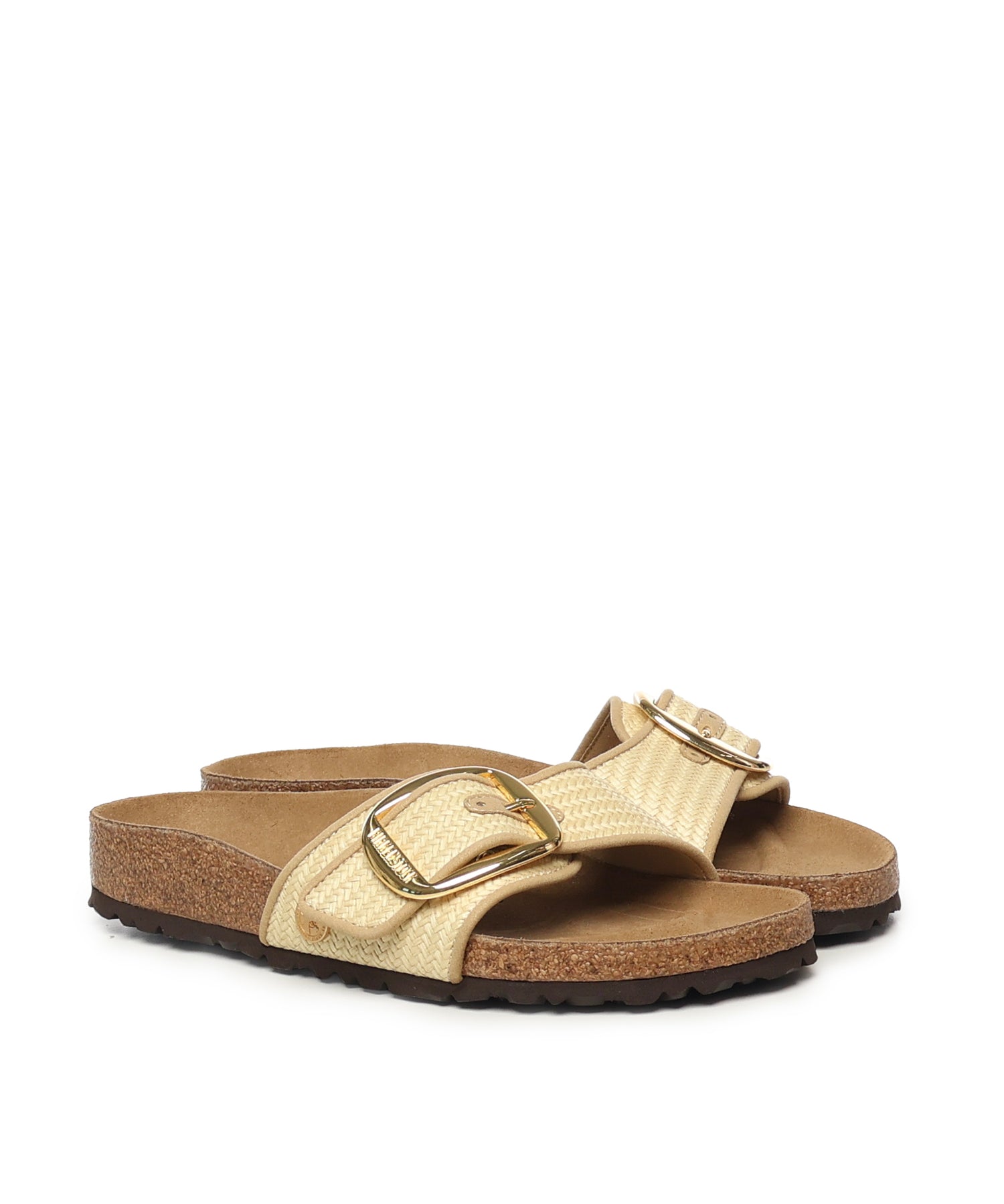 Sandali Madrid Big Buckle Raffia 1029035  BIRKENSTOCK 