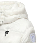 Piumino in nylon con logo 25WBLDC02170 006648100BI BLAUER 