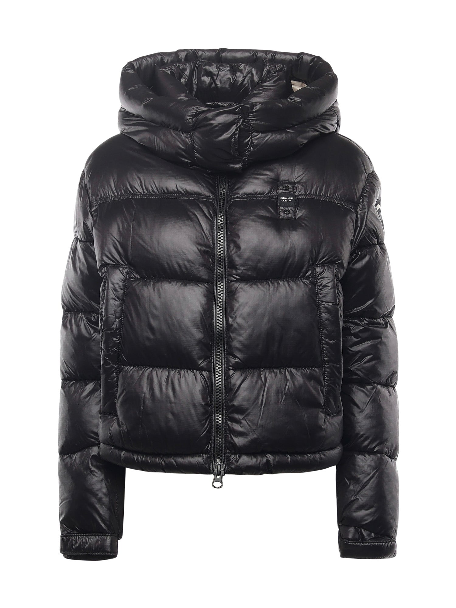 Piumino in nylon con logo 25WBLDC02170 006648999EI BLAUER 