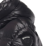 Piumino in nylon con logo 25WBLDC02170 006648999EI BLAUER 