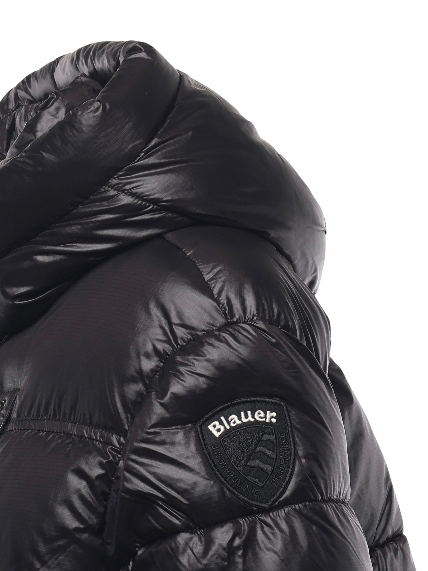 Piumino in nylon con logo 25WBLDC02170 006648999EI BLAUER 