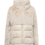 Piumino in nylon con pelliccia 25WBLDC02178 006646907 BLAUER 