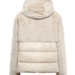 Piumino in nylon con pelliccia 25WBLDC02178 006646907 BLAUER 