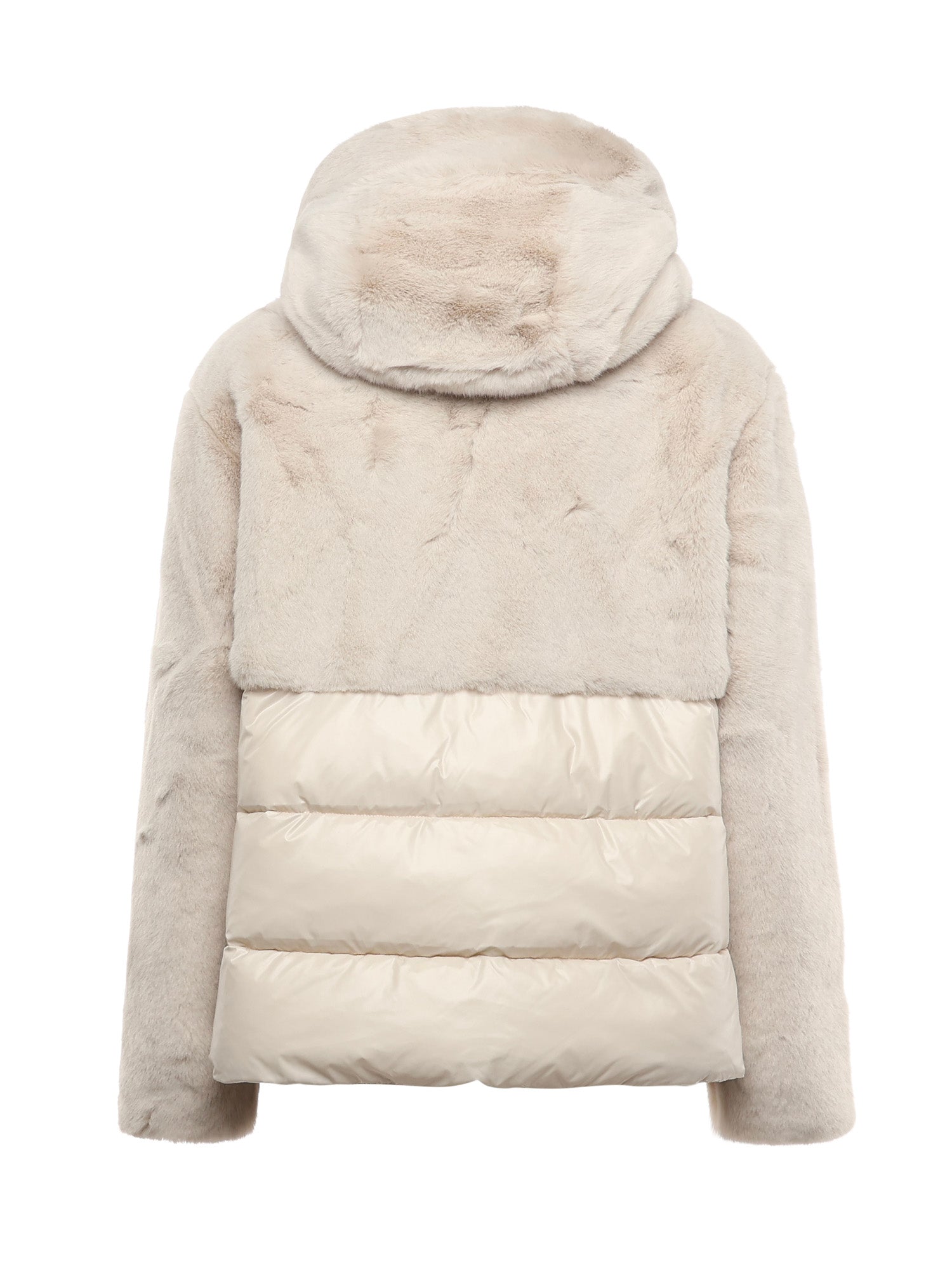 Piumino in nylon con pelliccia 25WBLDC02178 006646907 BLAUER 