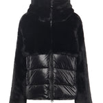 Piumino in nylon con pelliccia 25WBLDC02178 006646999 BLAUER 