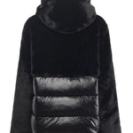 Piumino in nylon con pelliccia 25WBLDC02178 006646999 BLAUER 