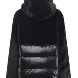Piumino in nylon con pelliccia 25WBLDC02178 006646999 BLAUER 