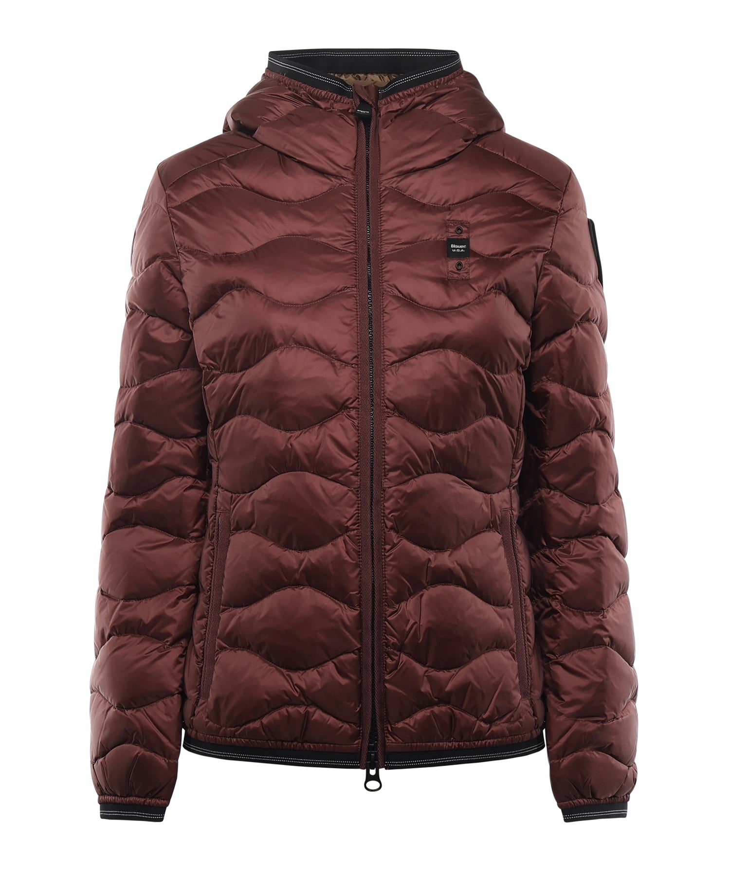 Piumino ad onde Camelia 25WBLDC03095 00604750ALT BLAUER 