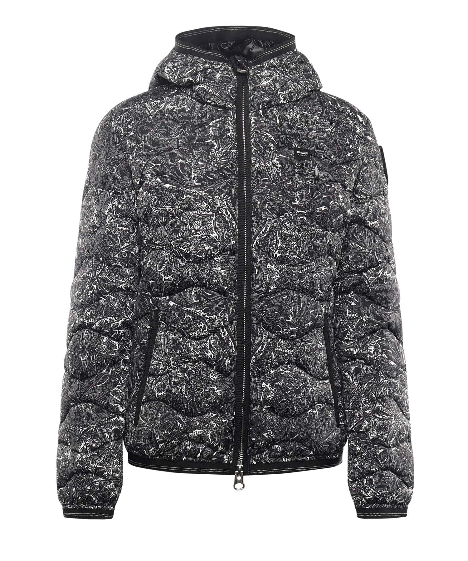 Piumino ad onde Camelia con stampa 25WBLDC03095 007358999 BLAUER 