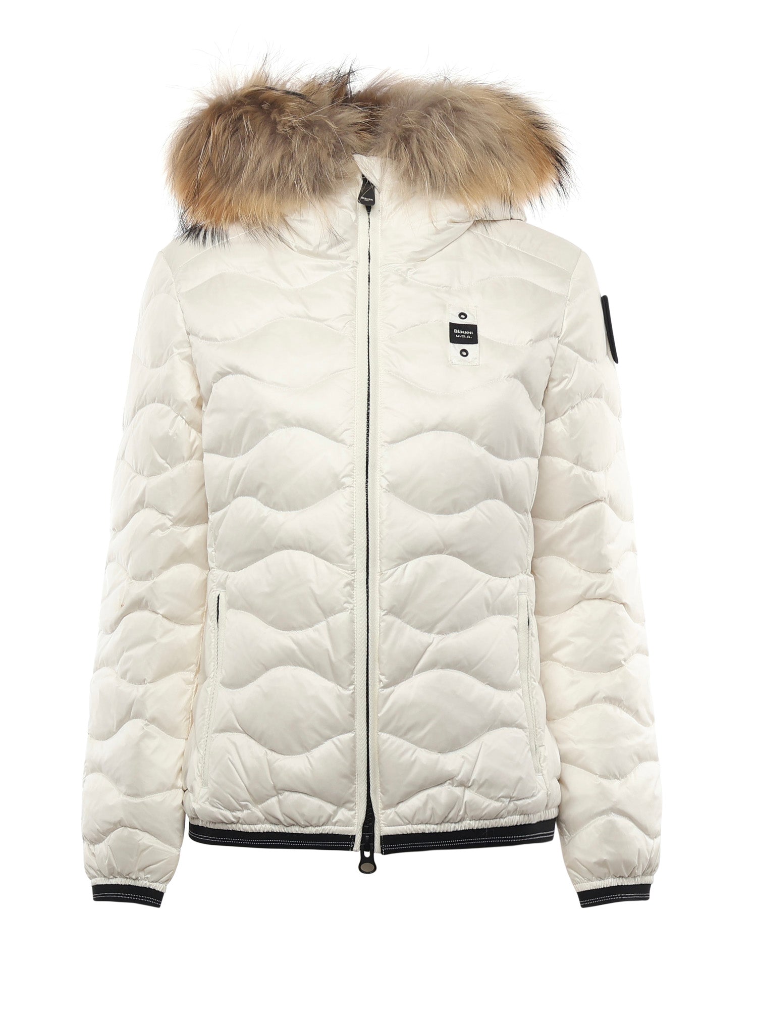 Piumino in pelliccia Aldie 25WBLDC03096 006047100BI BLAUER 