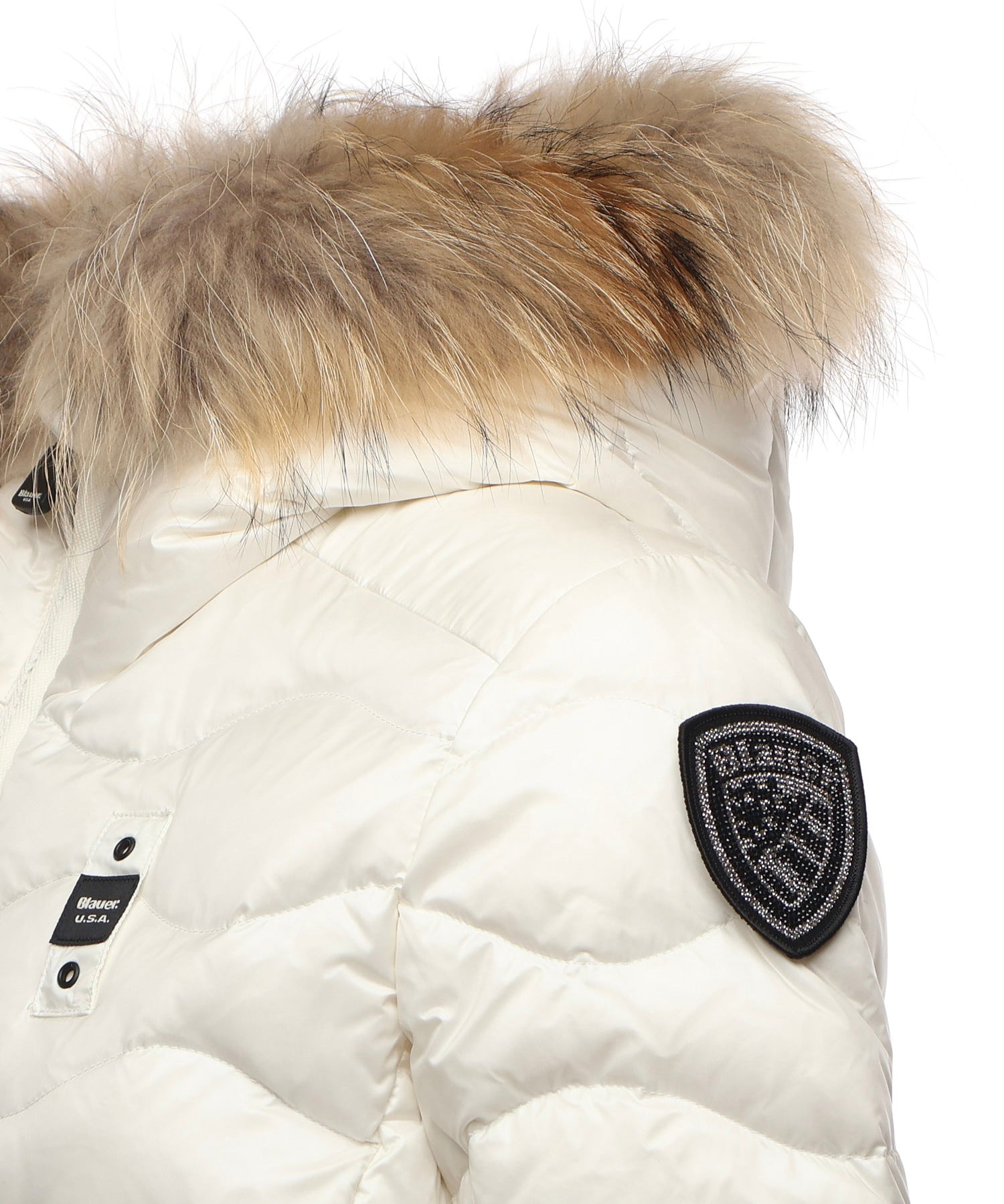 Piumino in pelliccia Aldie 25WBLDC03096 006047100BI BLAUER 
