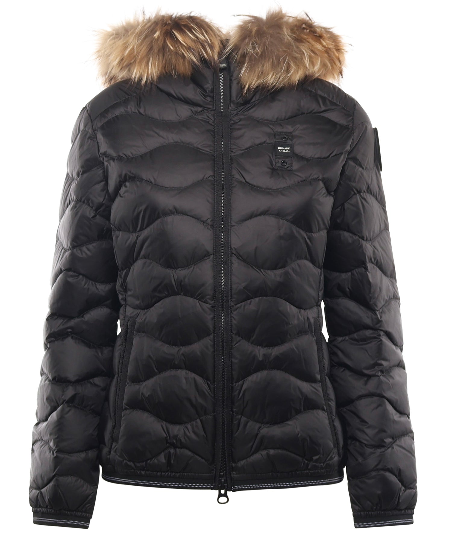 Piumino in pelliccia Aldie 25WBLDC03096 006047999EI BLAUER 