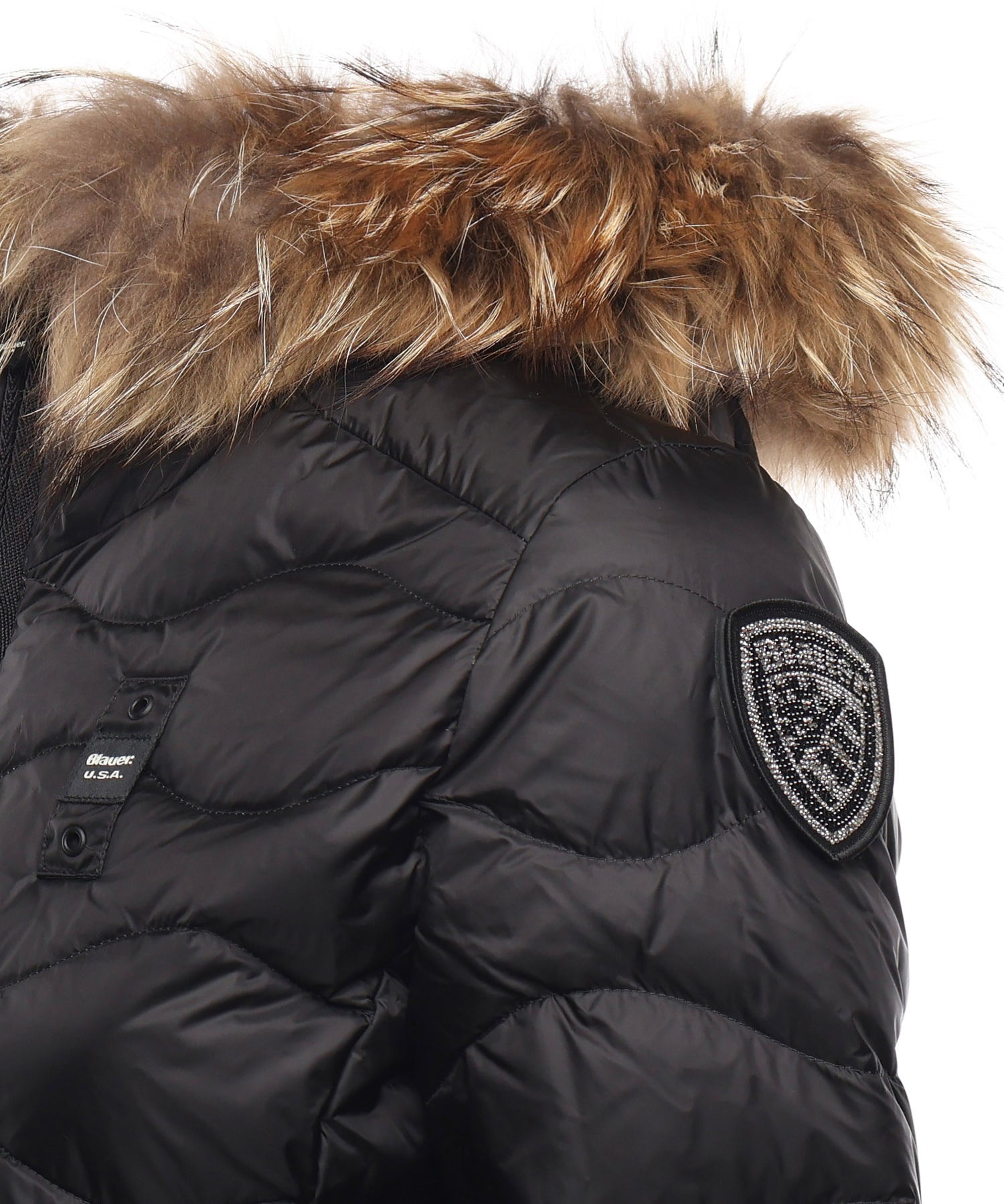 Piumino in pelliccia Aldie 25WBLDC03096 006047999EI BLAUER 