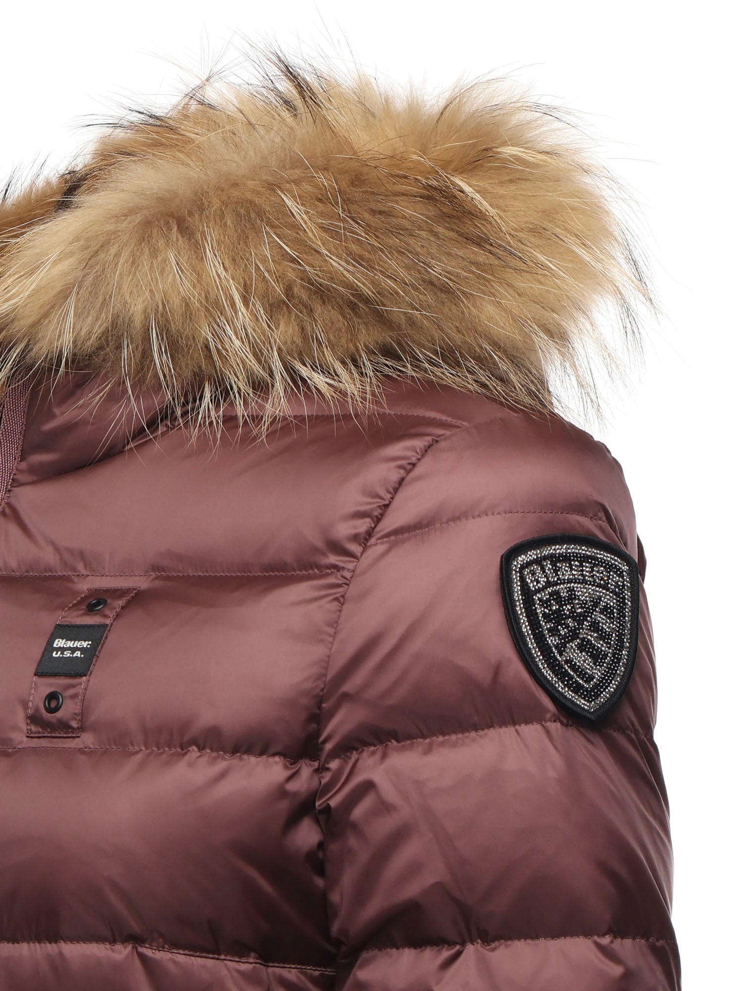 Piumino a righe Arcadia 25WBLDC03099 A0604750ALT BLAUER 