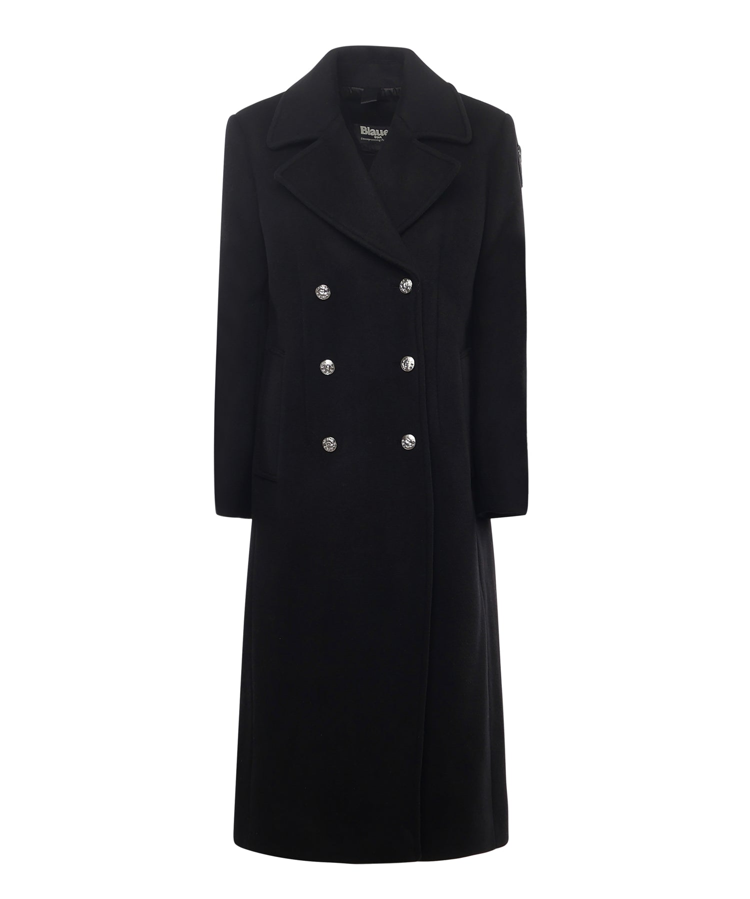 Cappotto doppiopetto Charlotte in lana 25WBLDK01375 007378999 BLAUER 