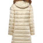 Piumino lungo con pelliccia Kristin 25WBLDK03103 006047907GG BLAUER 