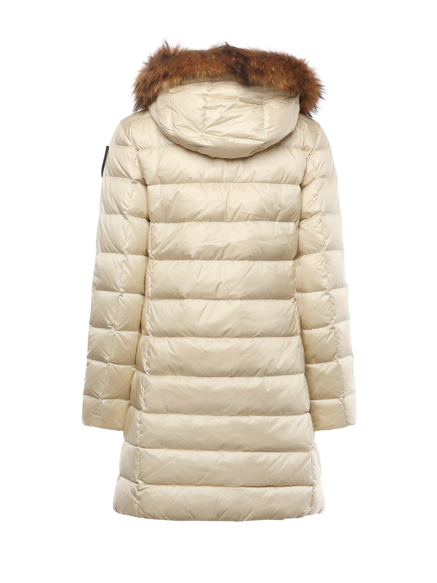 Piumino lungo con pelliccia Kristin 25WBLDK03103 006047907GG BLAUER 