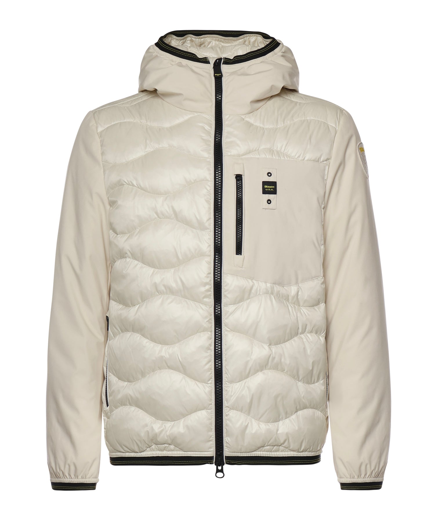 Piumino imbottito con logo 25WBLUC08078 006355129 BLAUER 
