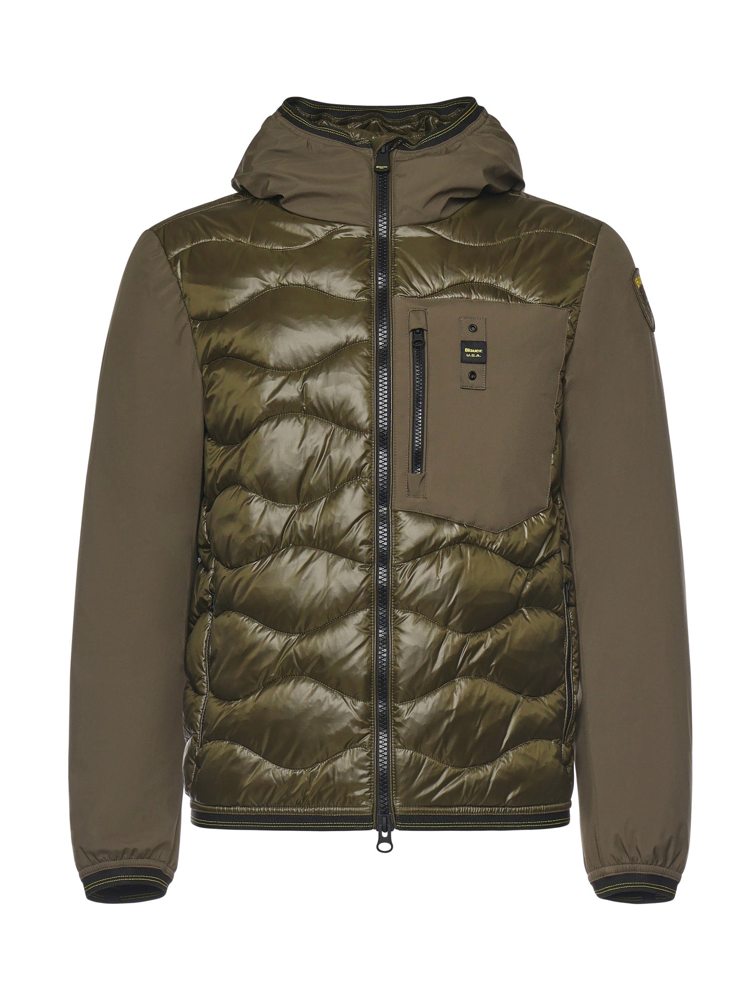 Piumino imbottito con logo<BR/> 25WBLUC08078 006355670 BLAUER 