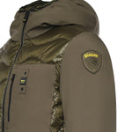 Piumino imbottito con logo<BR/> 25WBLUC08078 006355670 BLAUER 
