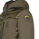 Piumino imbottito con logo<BR/> 25WBLUC08078 006355670 BLAUER 