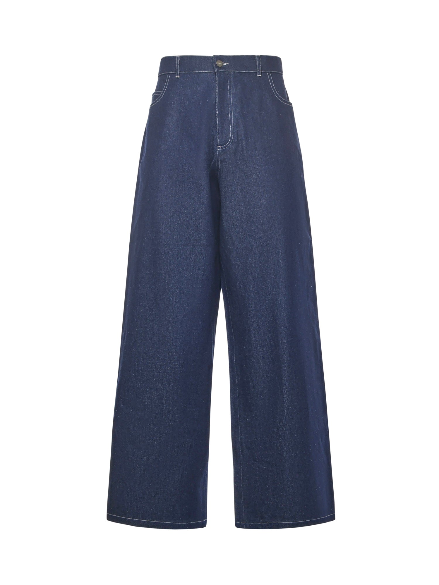 Jeans "Super loose" in denim PJ001003 BLU BONSAI 