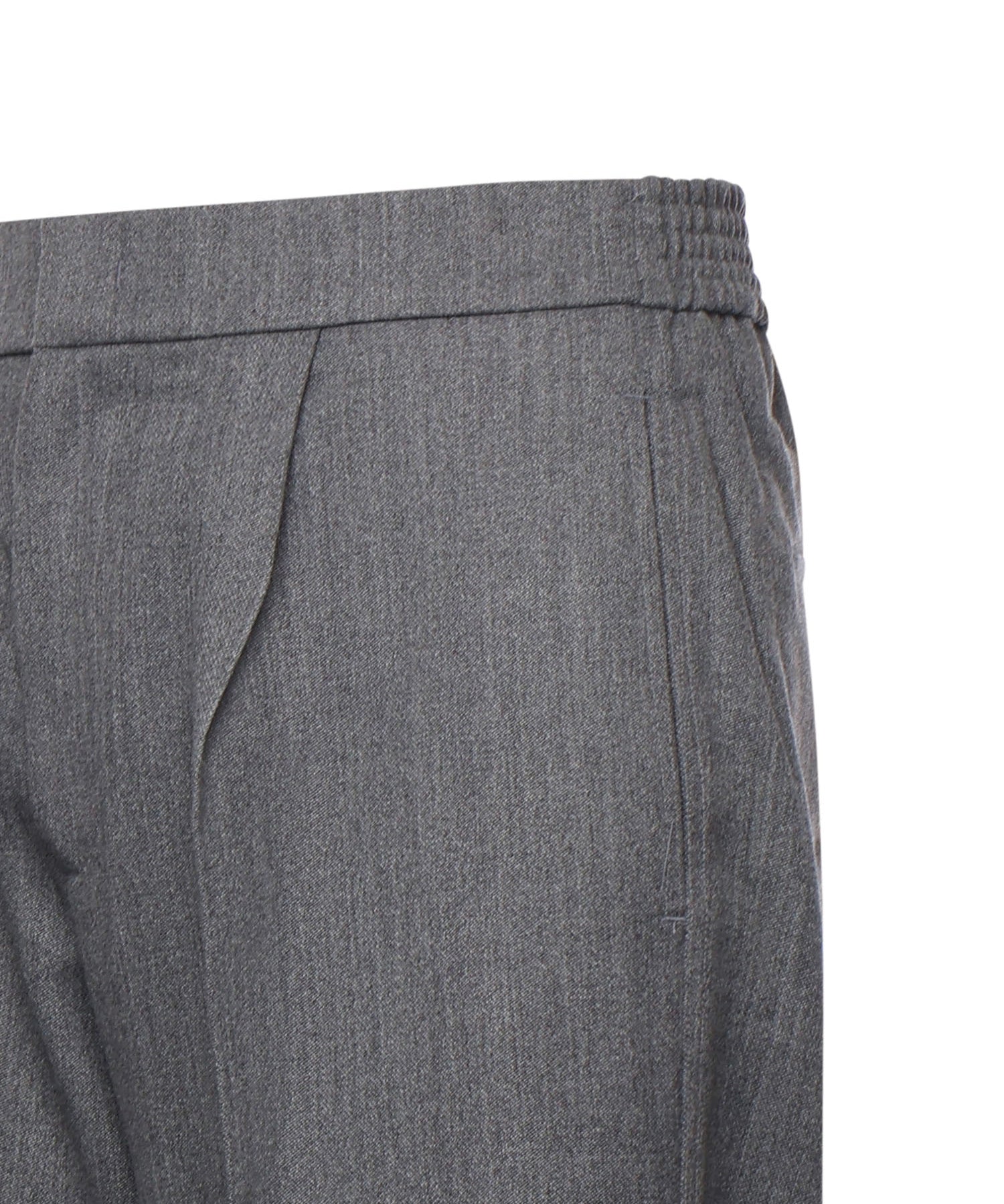 Pantaloni in misto lana con pinces PT005V2 GRY BONSAI 