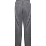 Pantaloni in misto lana con pinces PT005V2 GRY BONSAI 