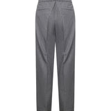 Pantaloni in misto lana con pinces PT005V2 GRY BONSAI 