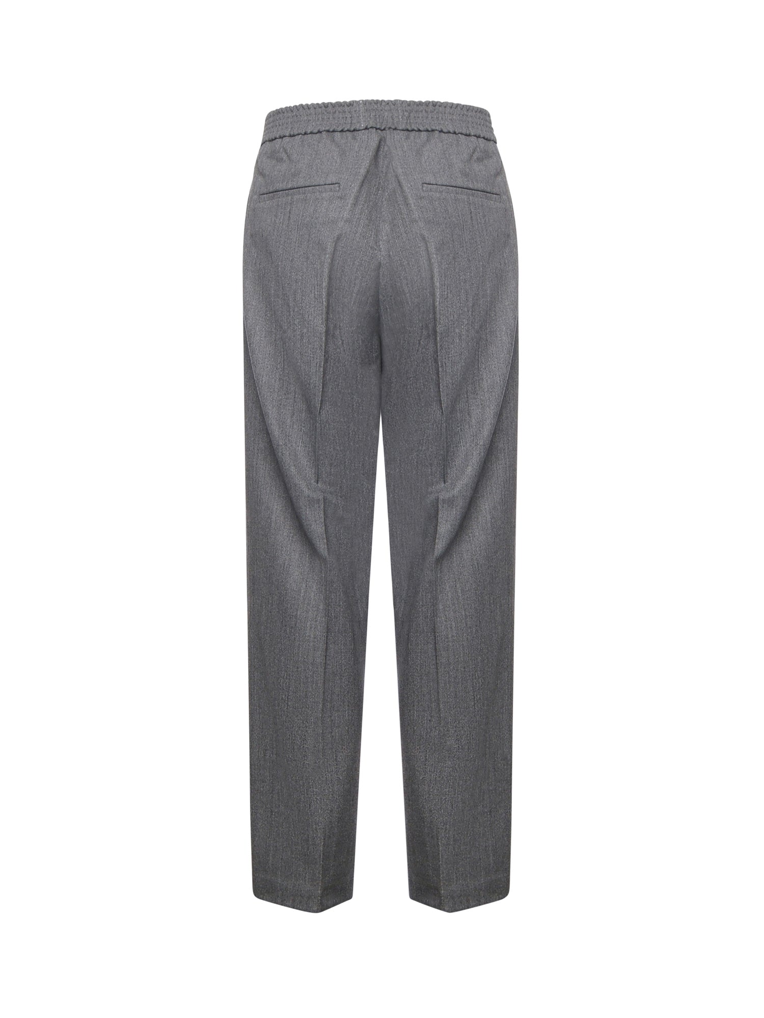 Pantaloni in misto lana con pinces PT005V2 GRY BONSAI 