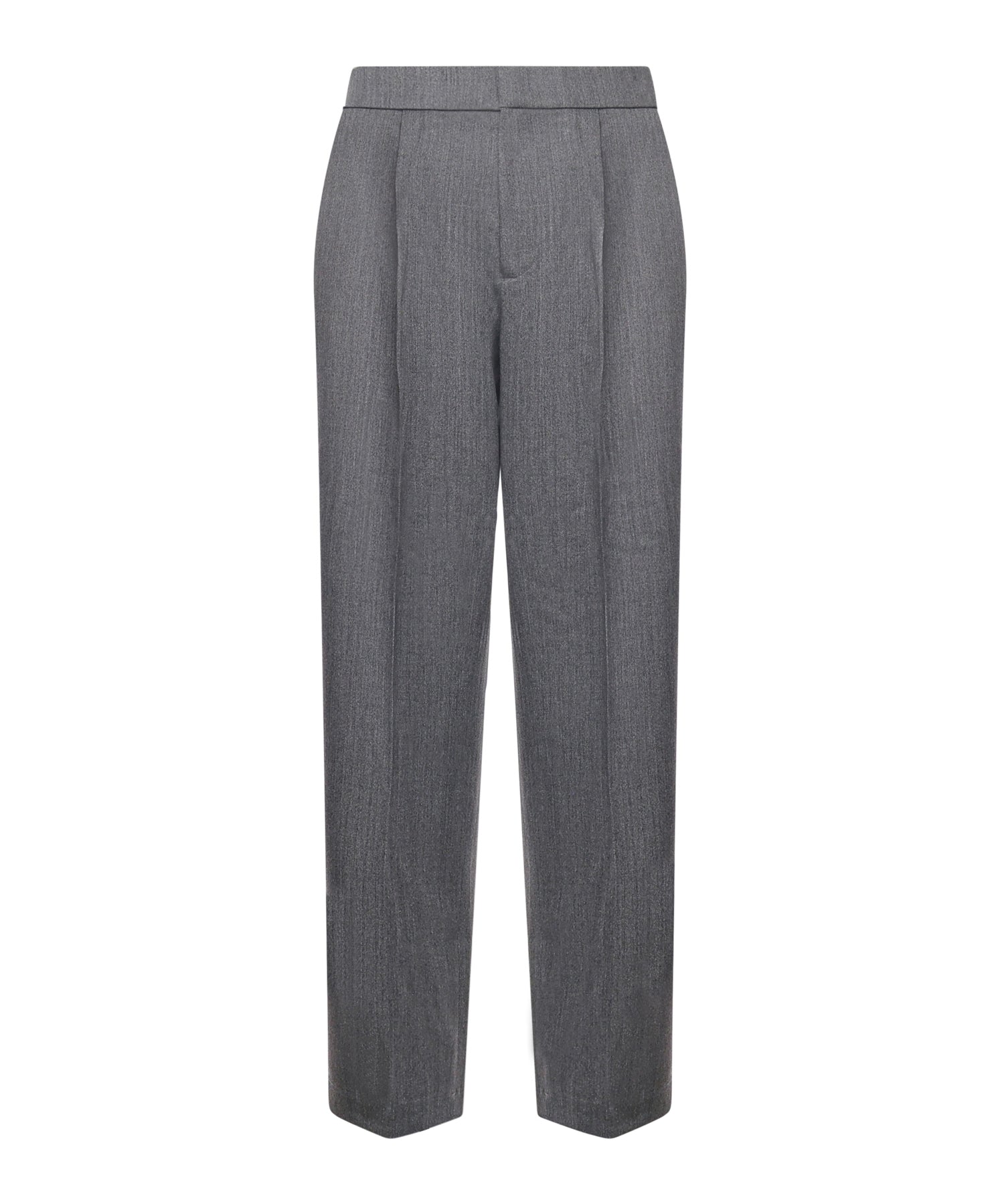 Pantaloni in misto lana con pinces PT005V2 GRY BONSAI 