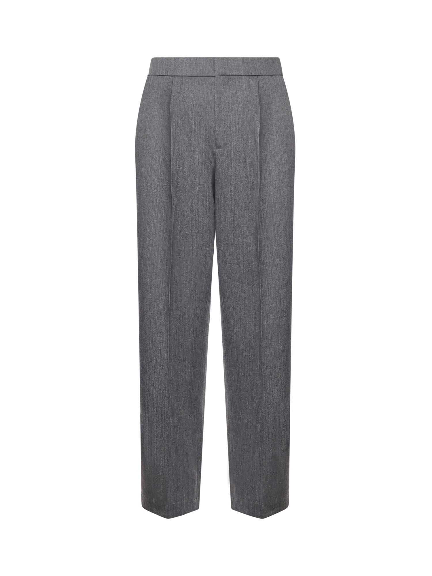 Pantaloni in misto lana con pinces PT005V2 GRY BONSAI 