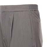 Pantaloni loose con pinces PT005V4 GRY BONSAI 