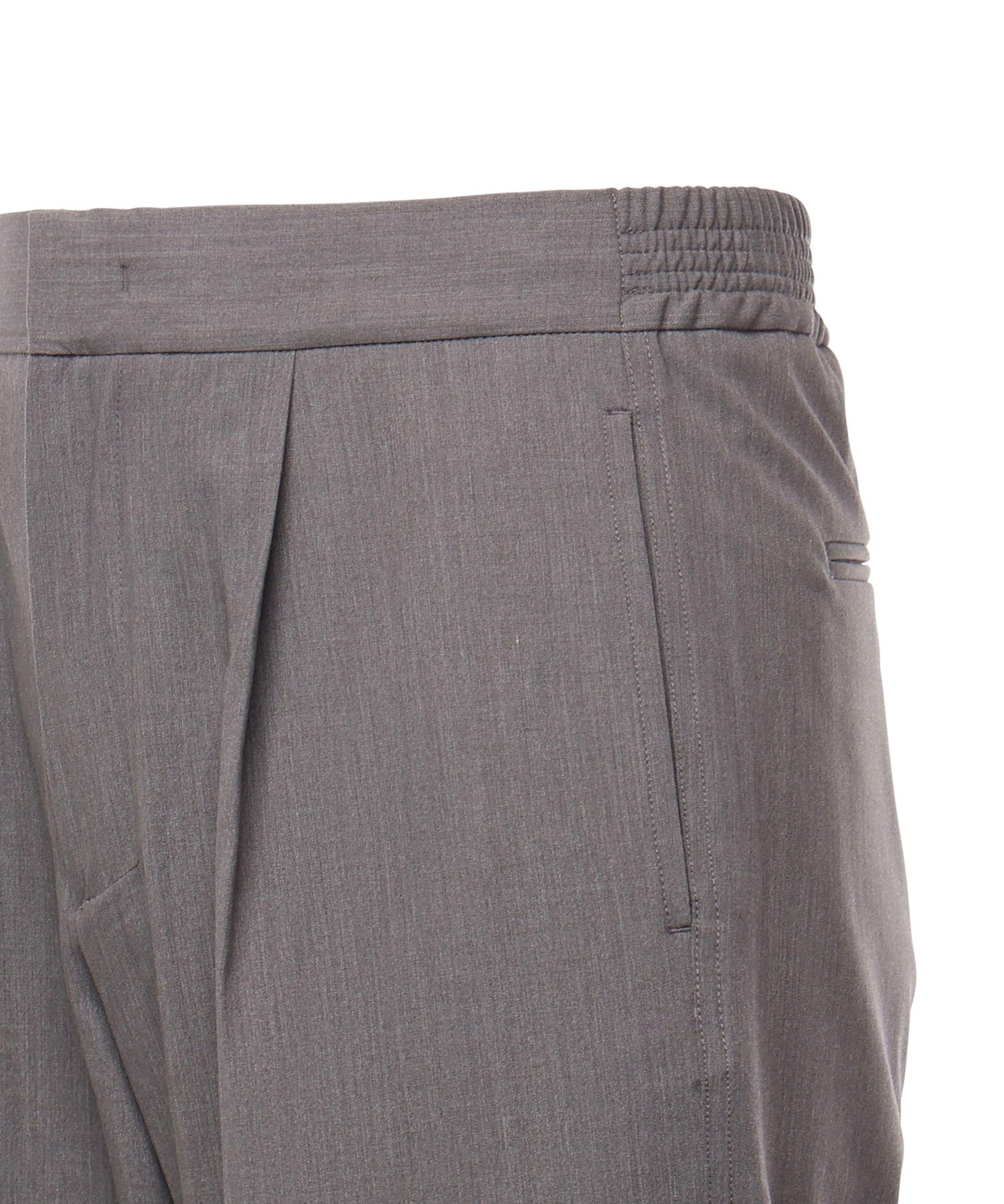 Pantaloni loose con pinces PT005V4 GRY BONSAI 