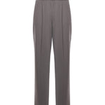 Pantaloni loose con pinces PT005V4 GRY BONSAI 