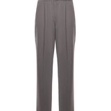 Pantaloni loose con pinces PT005V4 GRY BONSAI 