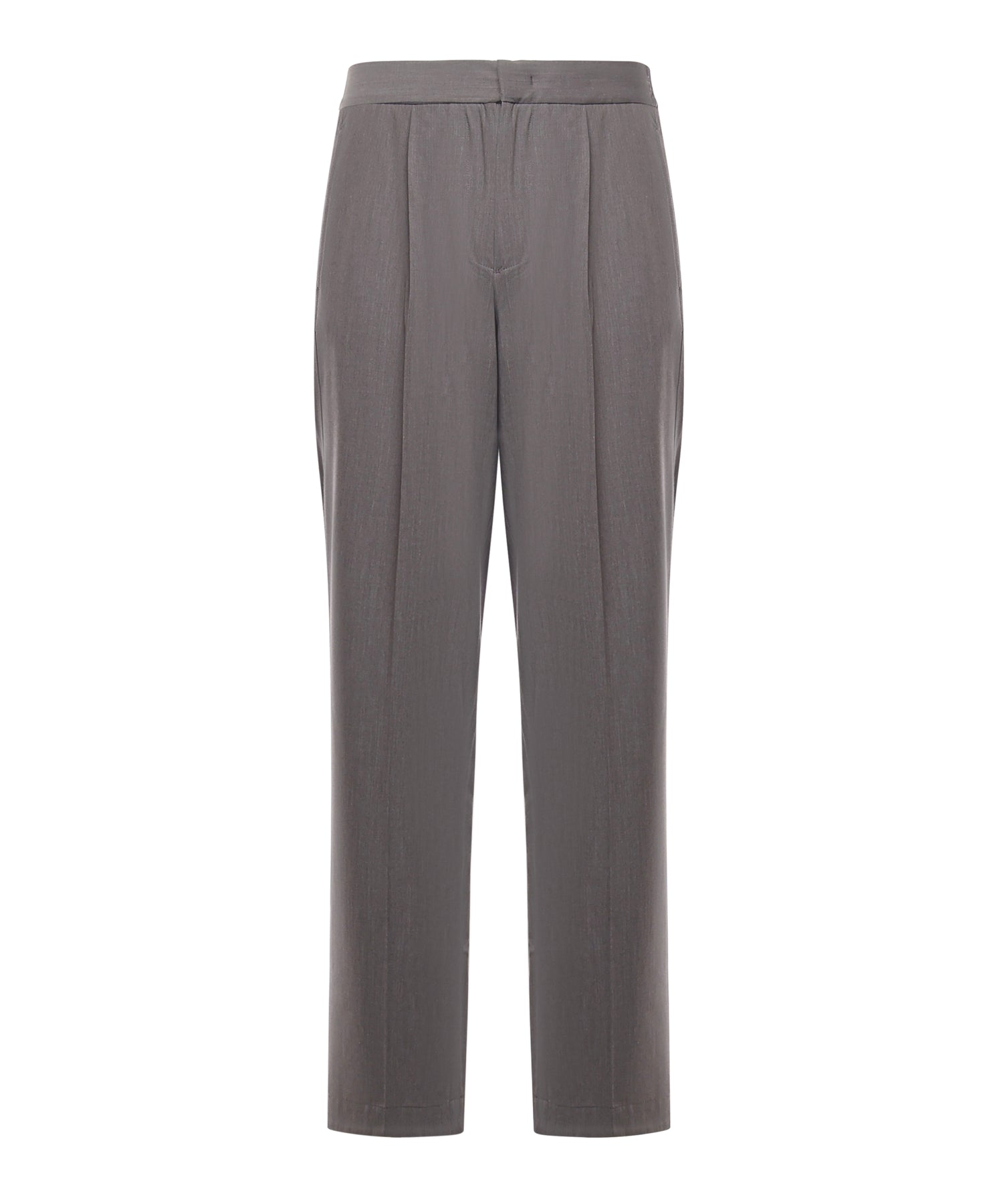 Pantaloni loose con pinces PT005V4 GRY BONSAI 