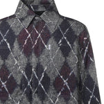 Camicia rombi in flanella SH002002 WHT BONSAI 