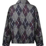 Camicia rombi in flanella SH002002 WHT BONSAI 