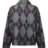Camicia rombi in flanella SH002002 WHT BONSAI 