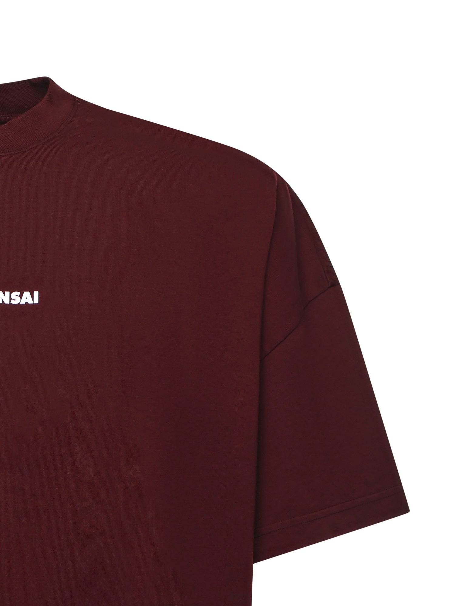 T-shirt in cotone con logo TS001001 RED BONSAI 