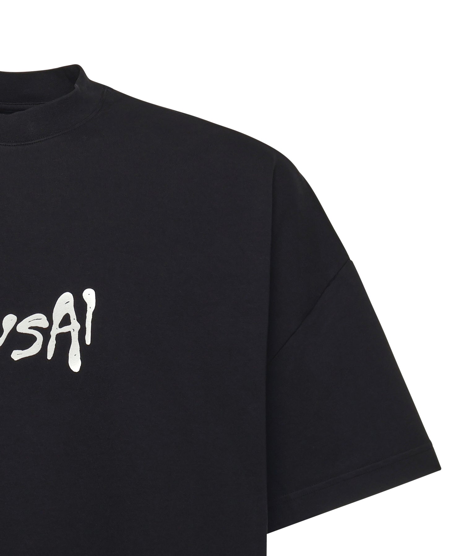 T-shirt in cotone con logo TS002002 BLK BONSAI 